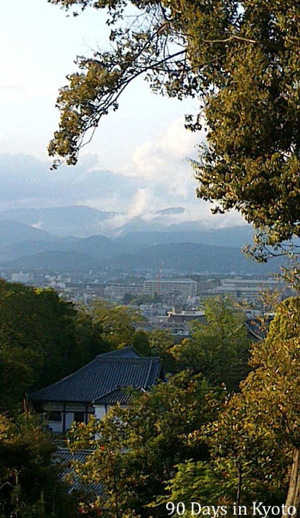 The Kitayama mountains in Kyoto