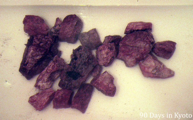 Stones in the bath tub